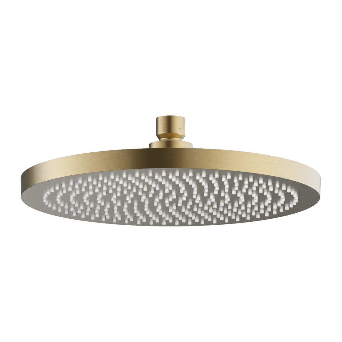 Hotbath Ace AC104 hoofddouche Velvet rond 23 cm Geborsteld messing PVD productfoto