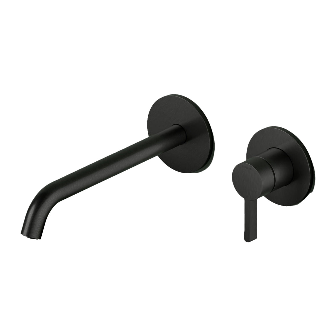 Hotbath Ace AC105 inbouw wastafelmengkraan met 20 cm uitloop Geborsteld zwart PVD productfoto