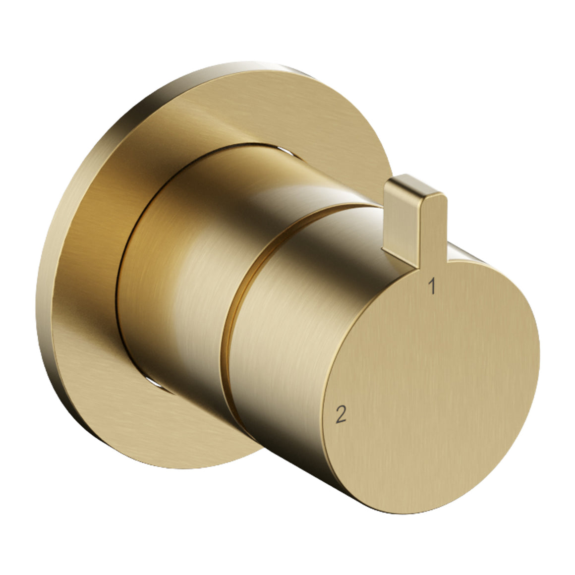 Hotbath Ace AC111 inbouw 2-weg omstel Geborsteld messing PVD productfoto
