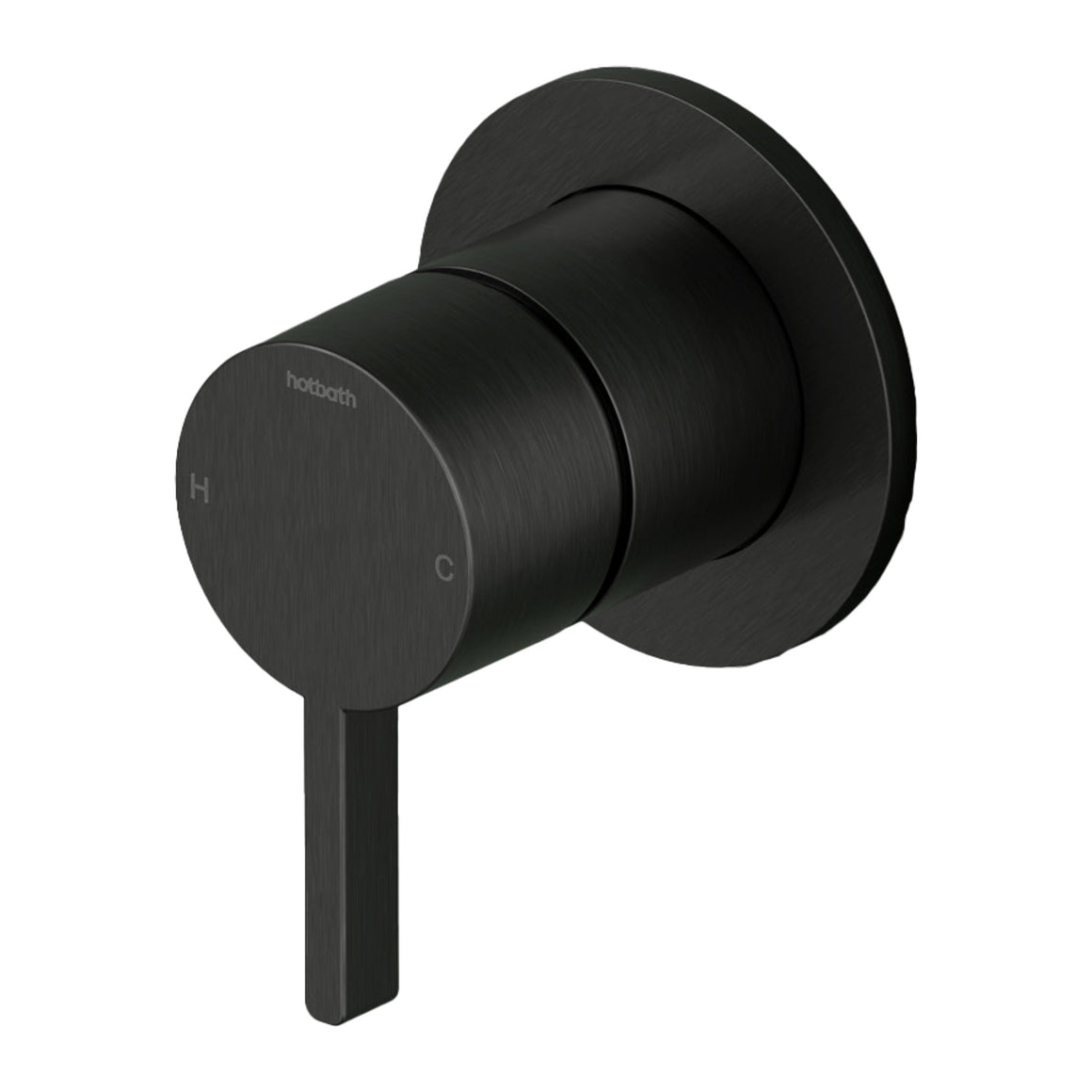 Hotbath Ace AC131 inbouw douchemengkraan Geborsteld zwart PVD productfoto