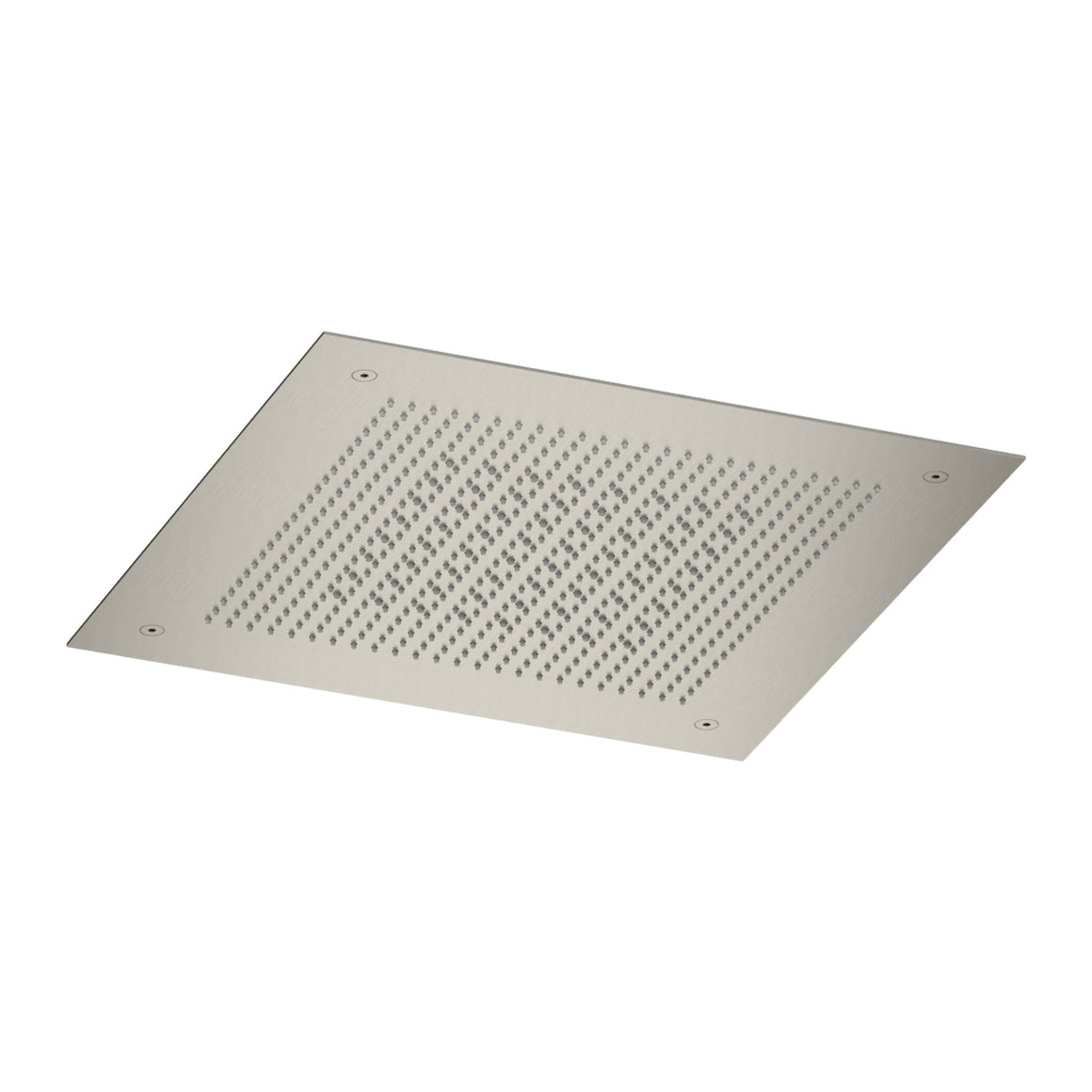 Hotbath Ace AC148 inbouw hoofddouche Velvet 38x38 cm met regenstraal Geborsteld nikkel productfoto