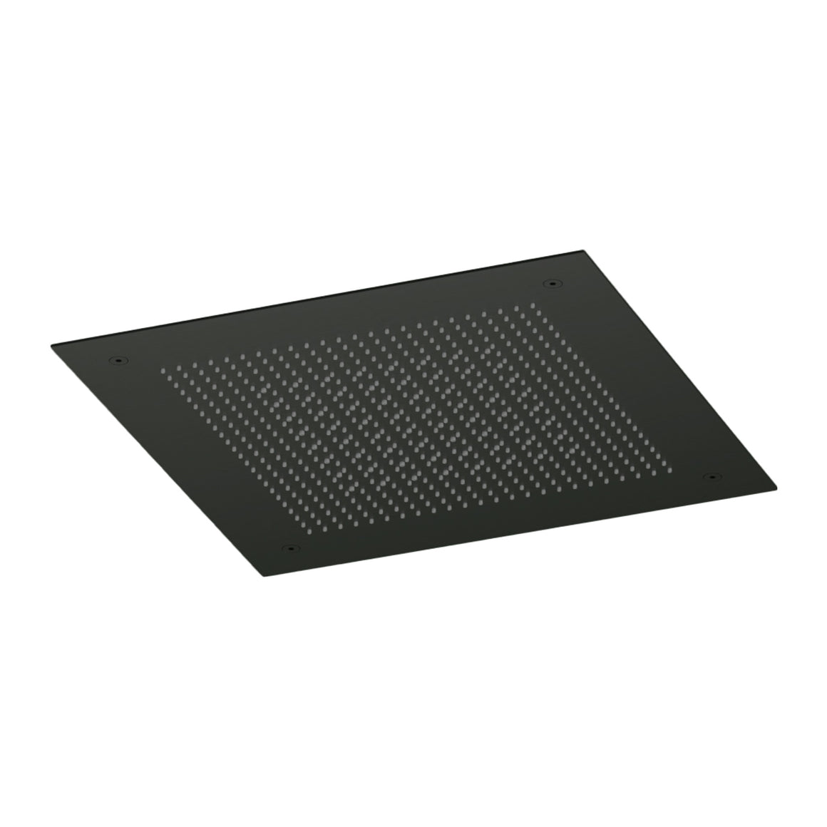 Hotbath Ace AC148 inbouw hoofddouche Velvet 38x38 cm met regenstraal Geborsteld zwart PVD productfoto