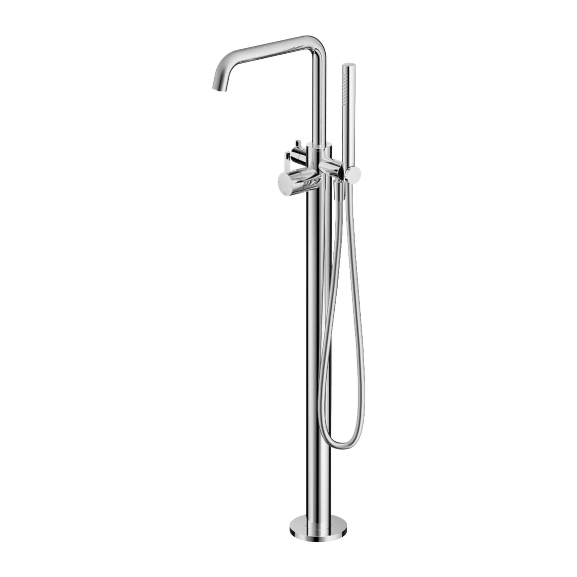 Hotbath Ace AC177 vrijstaande badmengkraan met handdouche Chroom productfoto