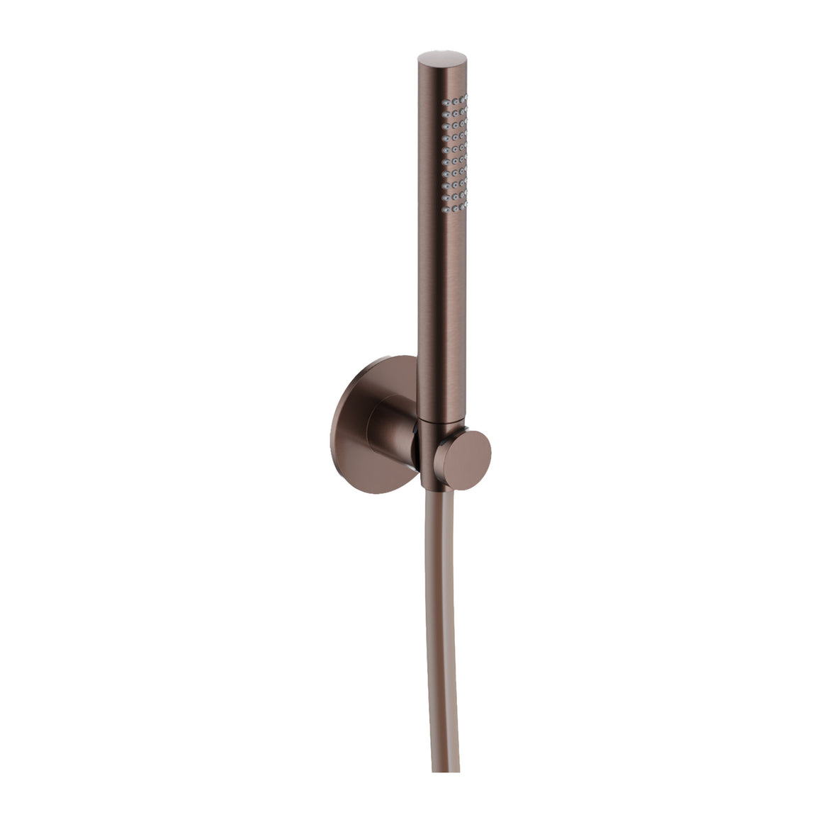 Hotbath Ace AC443 handdoucheset met wandhouder en doucheslang 150 cm Geborsteld koper PVD productfoto