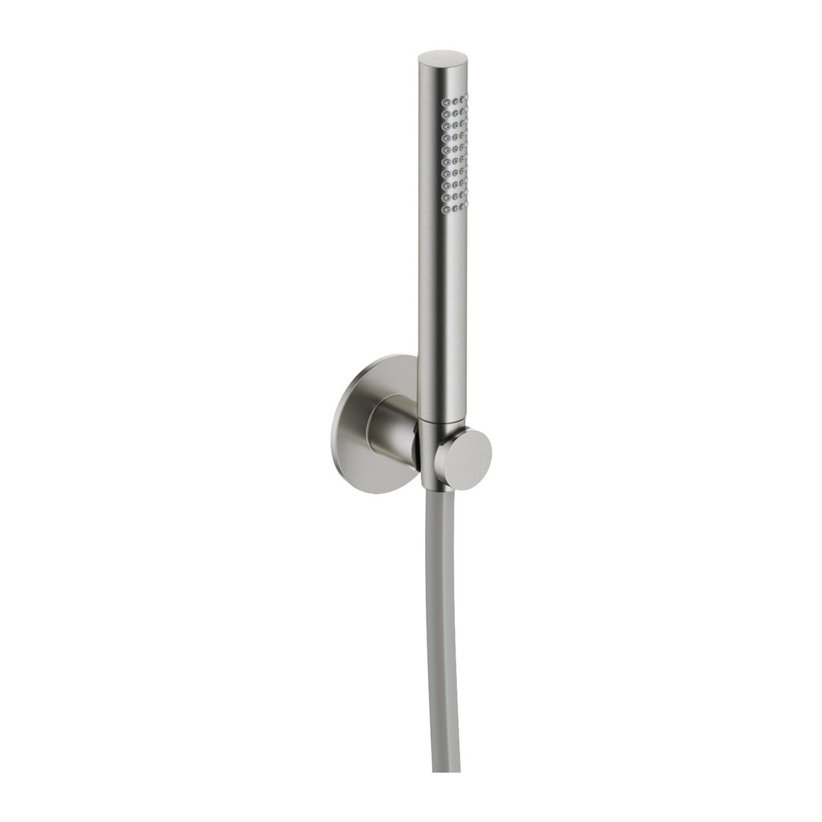 Hotbath Ace AC443 handdoucheset met wandhouder en doucheslang 150 cm Geborsteld nikkel productfoto