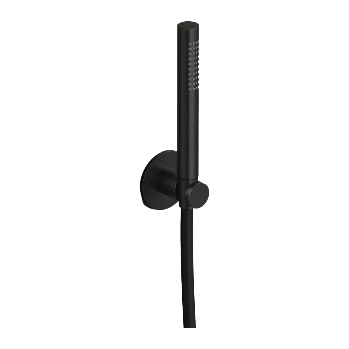 Hotbath Ace AC443 handdoucheset met wandhouder en doucheslang 150 cm Geborsteld zwart PVD productfoto