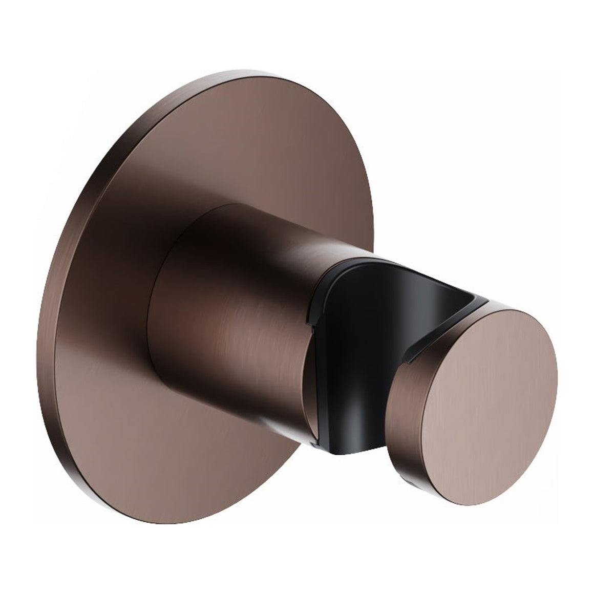 Hotbath Ace AC514 wandhouder voor handdouche Geborsteld koper PVD productfoto
