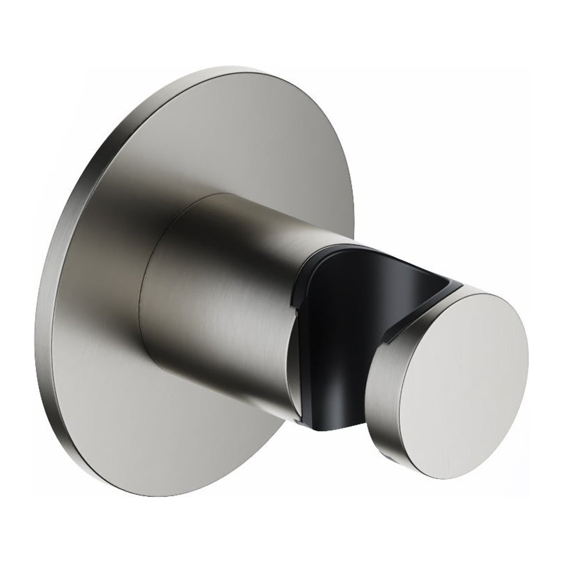 Hotbath Ace AC514 wandhouder voor handdouche Geborsteld nikkel productfoto