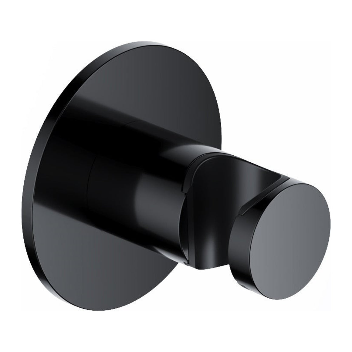 Hotbath Ace AC514 wandhouder voor handdouche Gepolijst zwart PVD productfoto