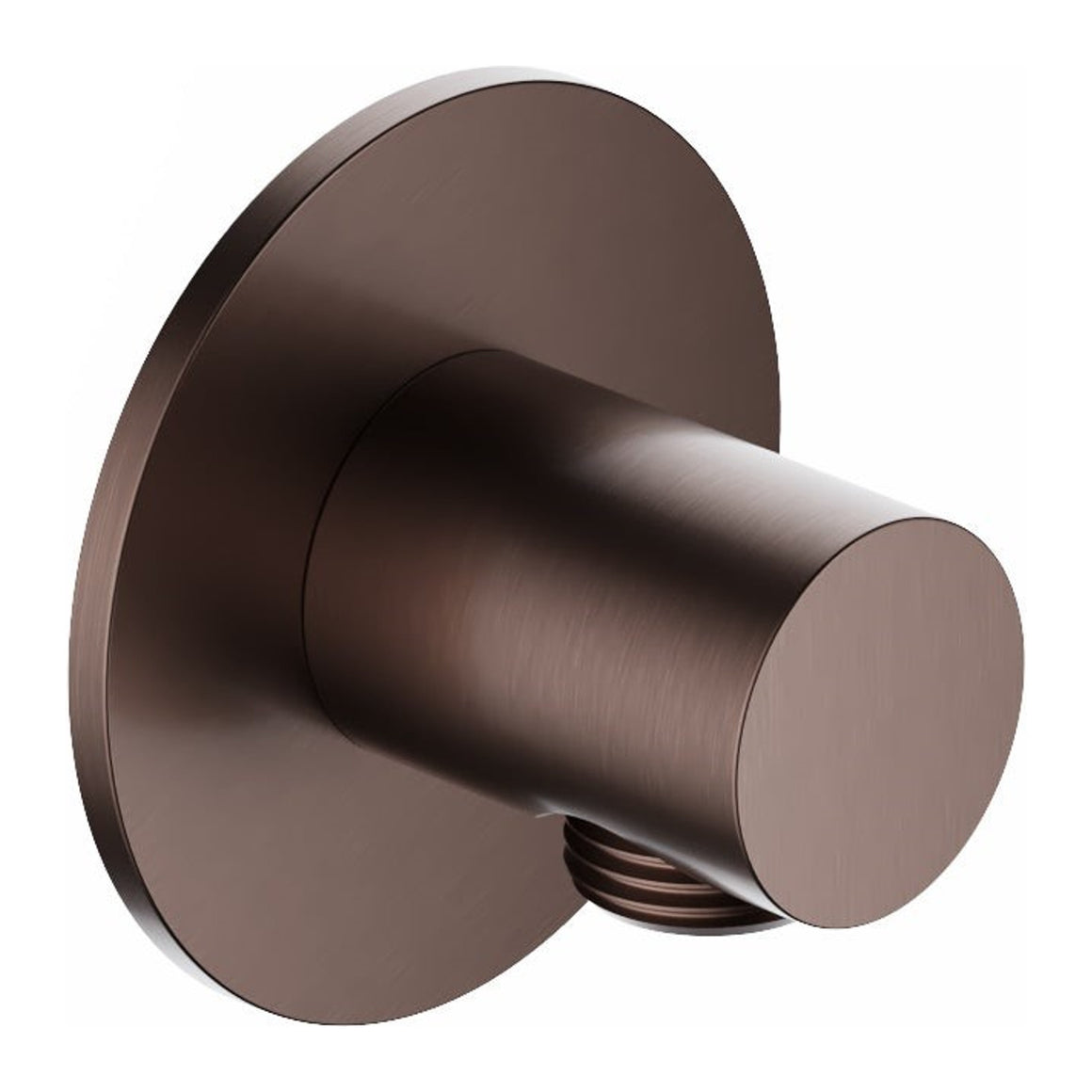 Hotbath Ace AC517 wandaansluitbocht (wanduitlaat) Geborsteld koper PVD productfoto