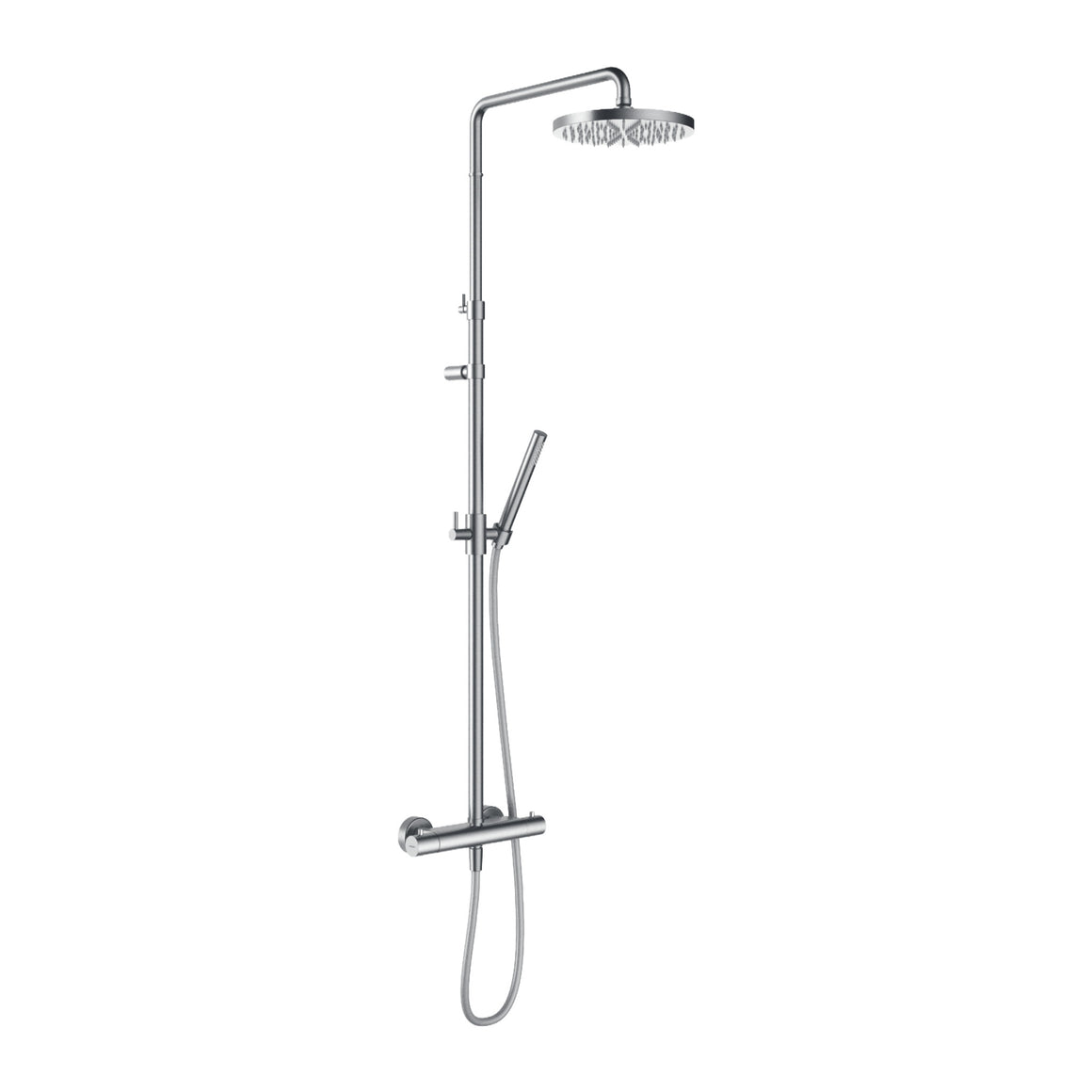 Hotbath Ace SDS11 thermostatische regendoucheset opbouw Chroom productfoto (kleurimpressie)