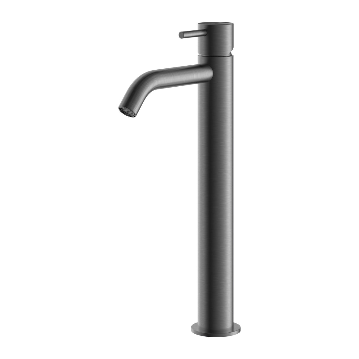 Hotbath Archie AR003H hoge wastafelmengkraan RVS 316 Geborsteld gunmetal PVD productfoto