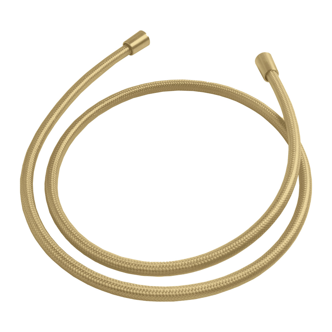 Hotbath Archie AR015 gewapende doucheslang 150 cm met transparante mantel Geborsteld messing PVD productfoto (kleurimpressie)