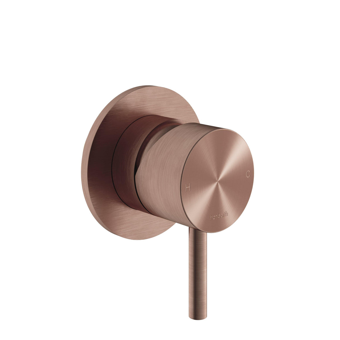 Hotbath Archie AR031 inbouw douchemengkraan RVS 316 Geborsteld koper PVD productfoto