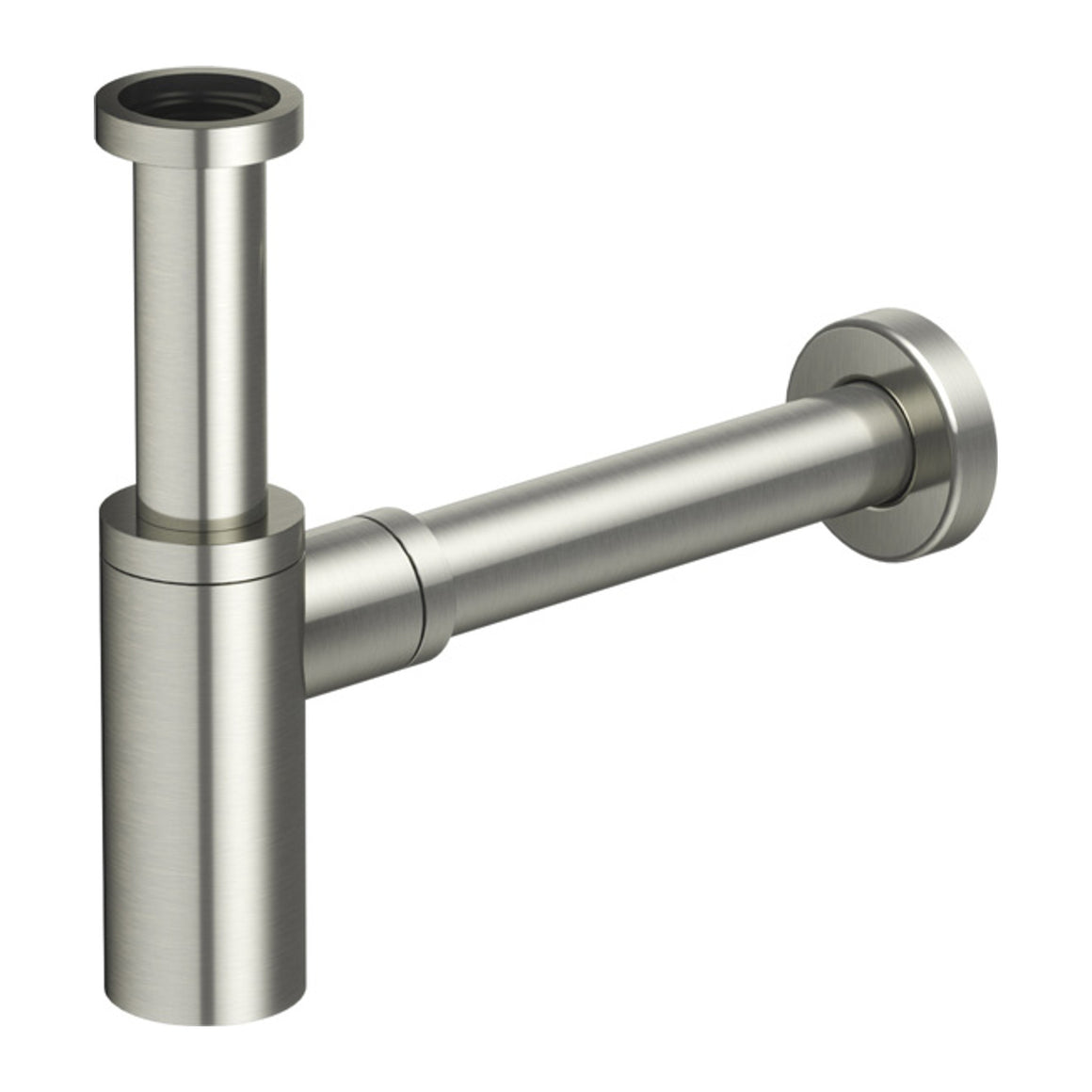 Hotbath Archie AR035 design sifon rond RVS 316 Geborsteld RVS productfoto