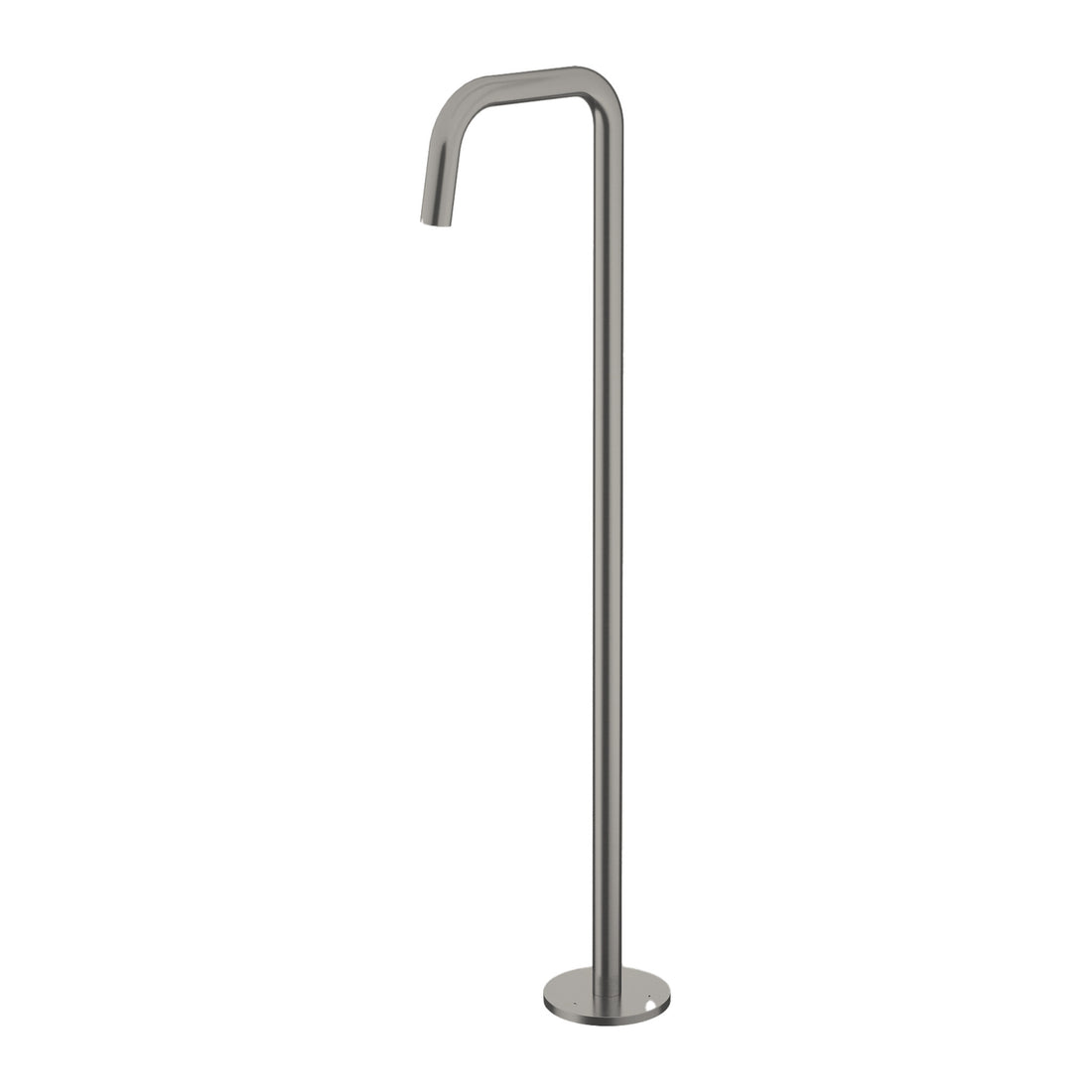 Hotbath Archie AR086 vrijstaande baduitloop RVS 316 Geborsteld gunmetal PVD productfoto (kleurimpressie)
