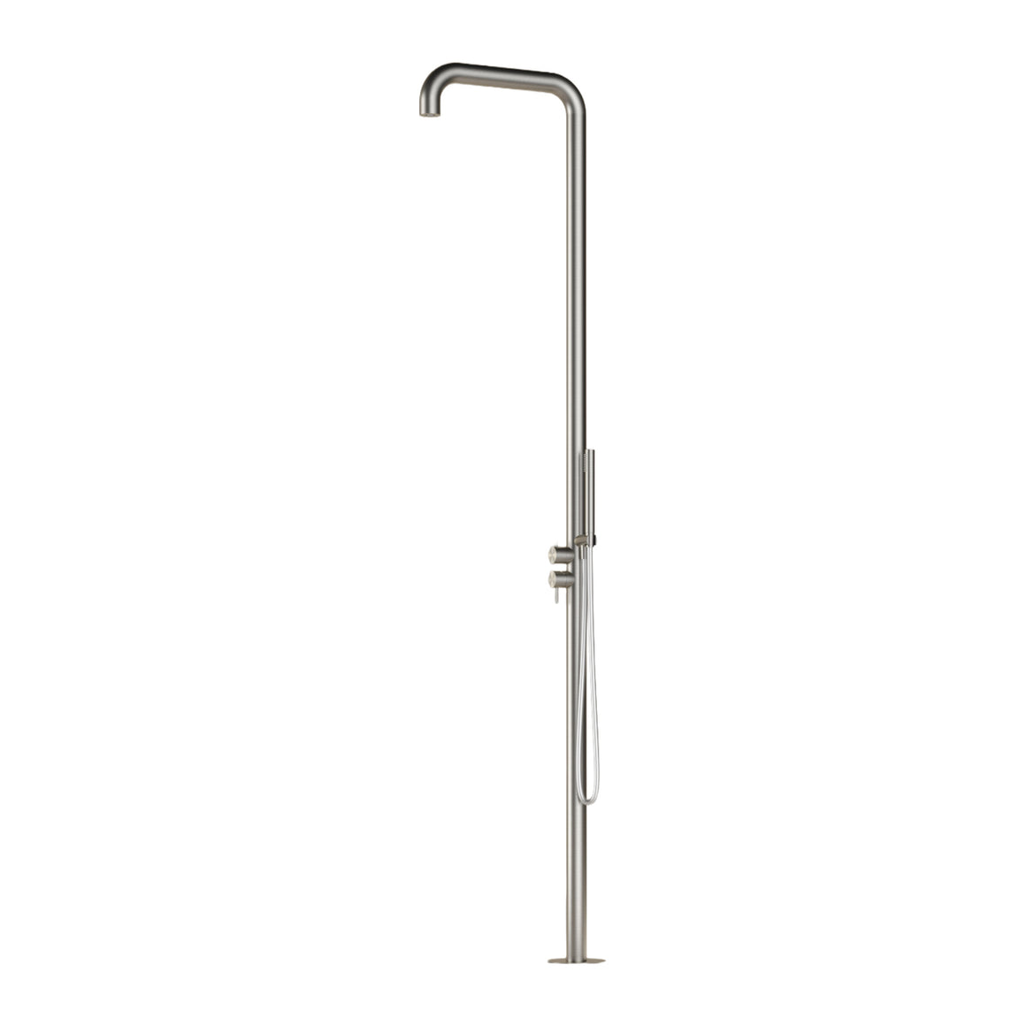 Hotbath Archie AR091 vrijstaande buitendouche RVS 316 Geborsteld RVS productfoto