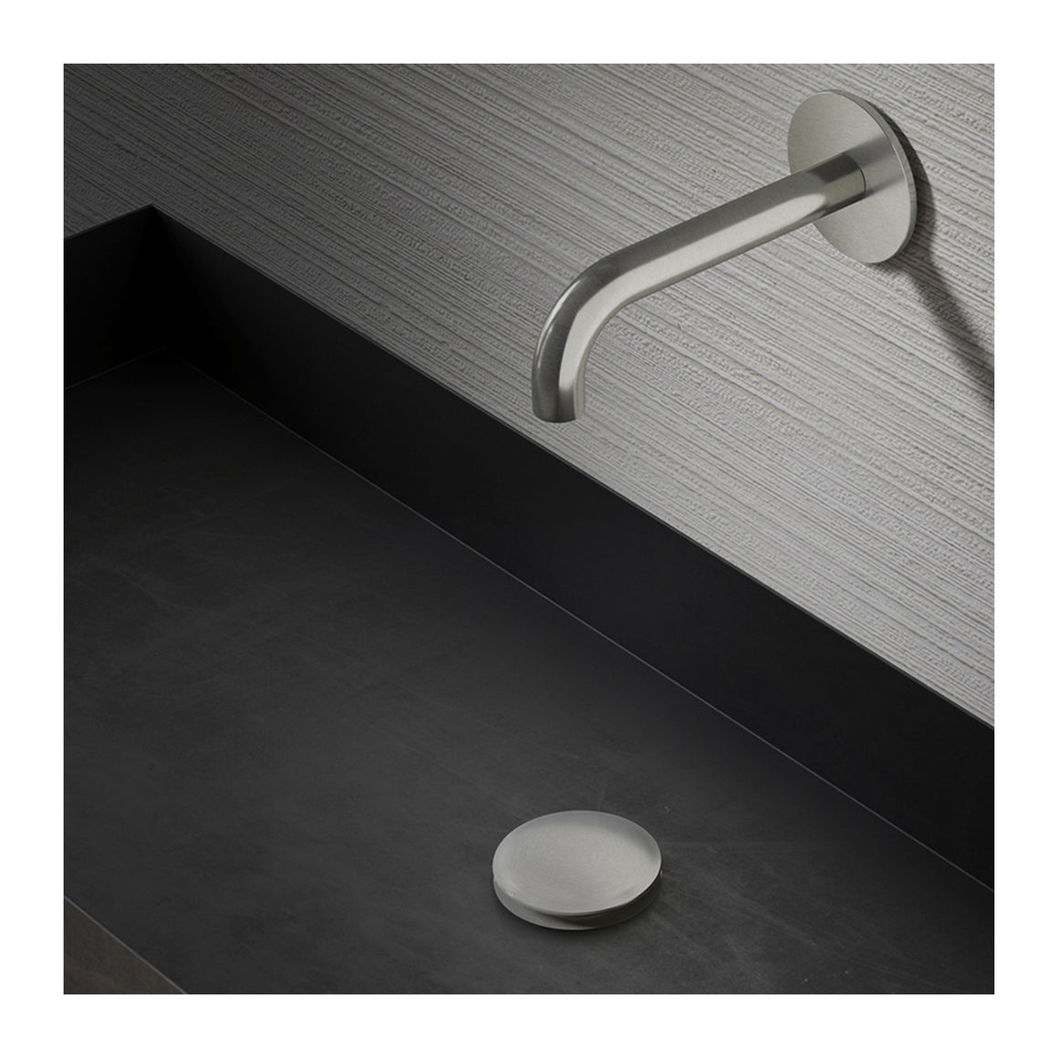 Hotbath Archie AR095 inbouw muuruitloop RVS 316 Geborsteld RVS 15 cm productfoto