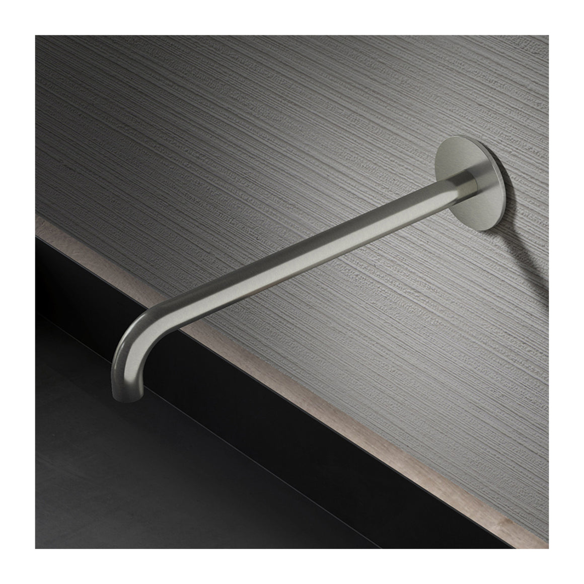 Hotbath Archie AR095 inbouw muuruitloop RVS 316 Geborsteld RVS 30 cm productfoto
