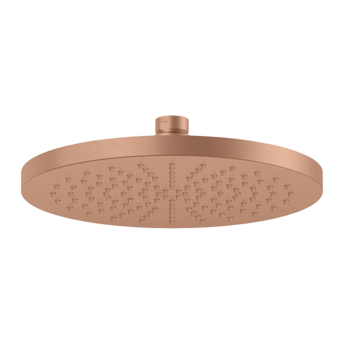 Hotbath Archie AR100 hoofddouche rond 20 cm RVS 316 Geborsteld koper PVD productfoto (kleurimpressie)