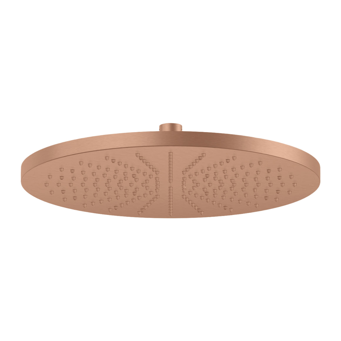 Hotbath Archie AR106 hoofddouche rond 30 cm RVS 316 Geborsteld koper PVD productfoto (kleurimpressie)