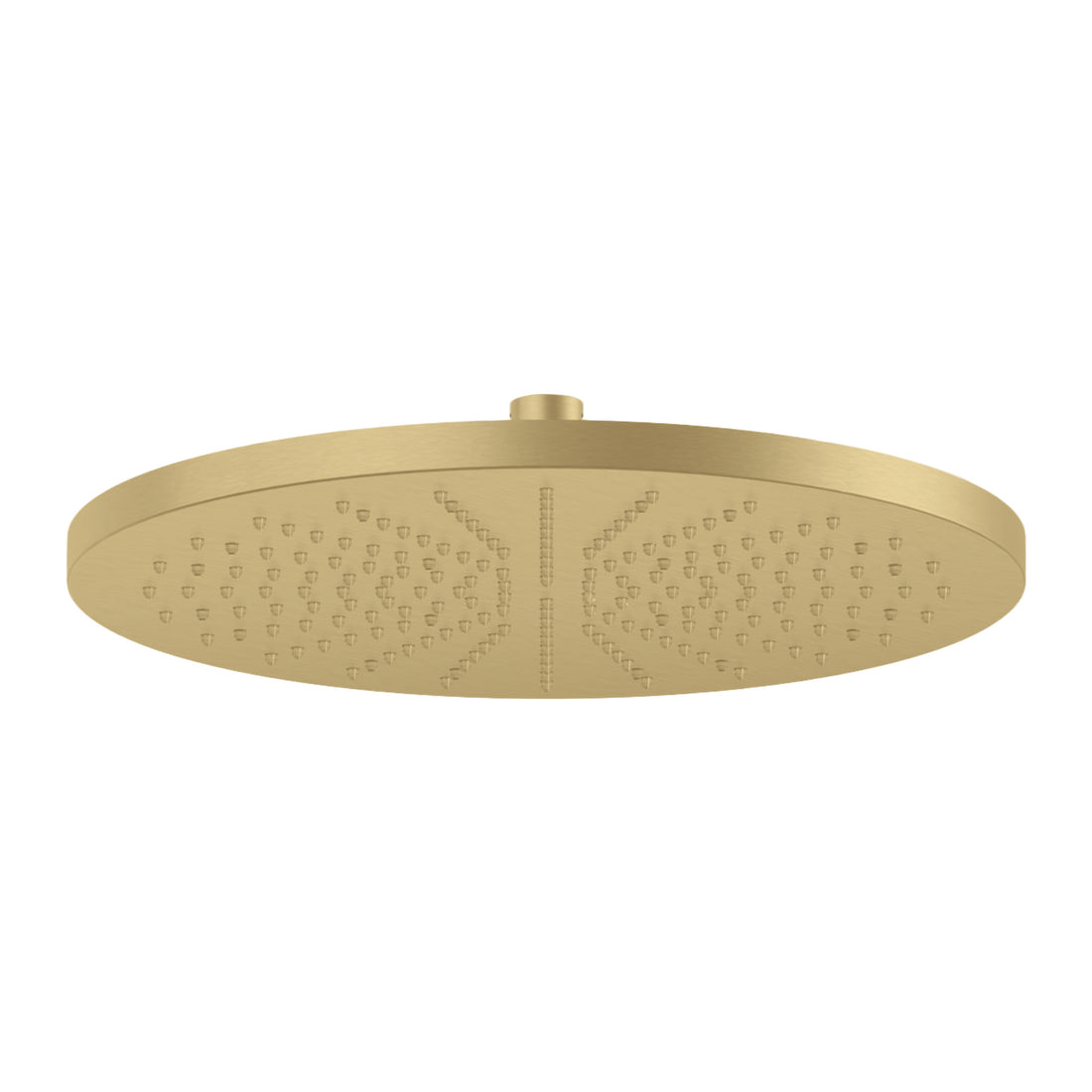 Hotbath Archie AR106 hoofddouche rond 30 cm RVS 316 Geborsteld messing PVD productfoto (kleurimpressie)