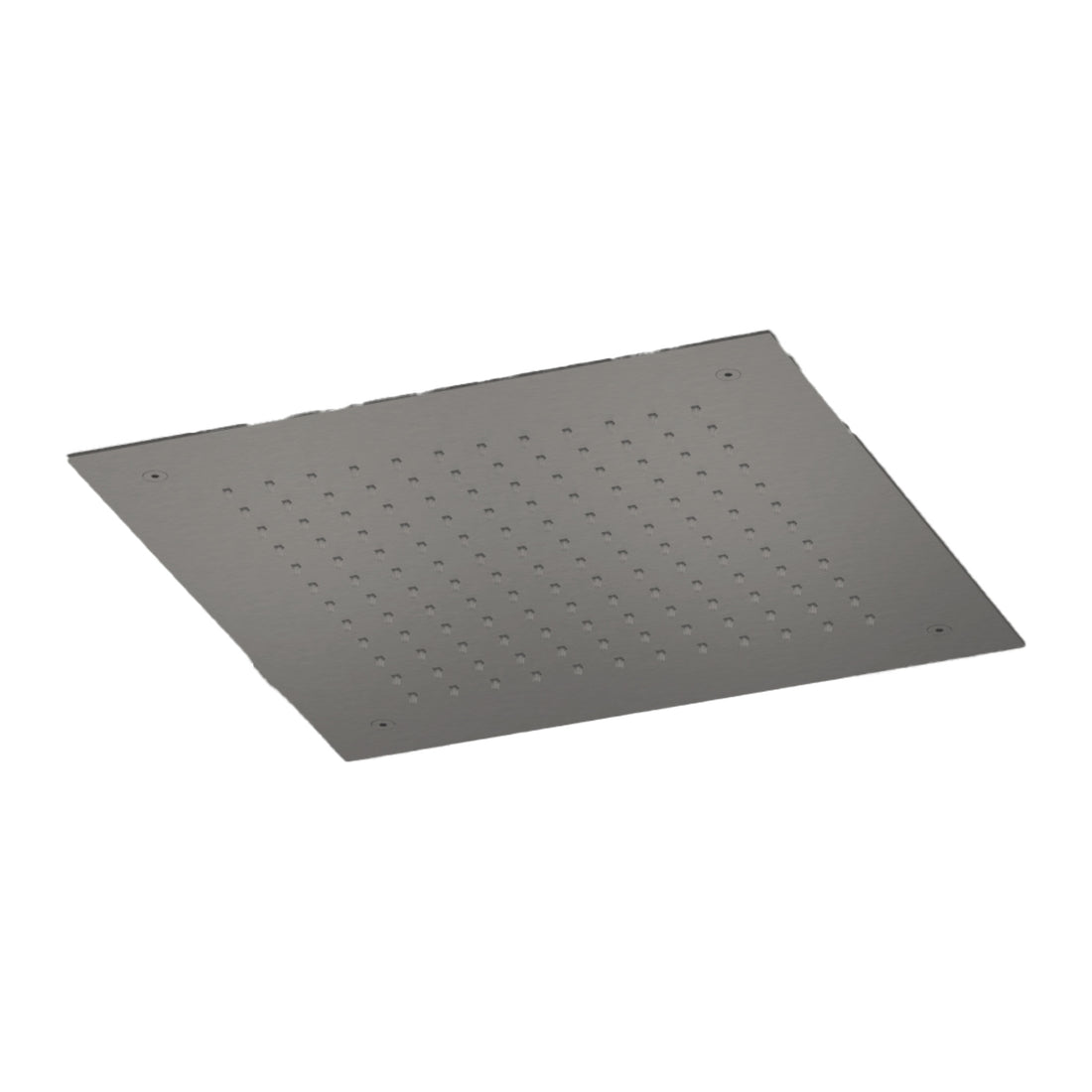 Hotbath Archie AR110 inbouw hoofddouche vierkant 38 cm RVS 316 Geborsteld gunmetal PVD productfoto (kleurimpressie)