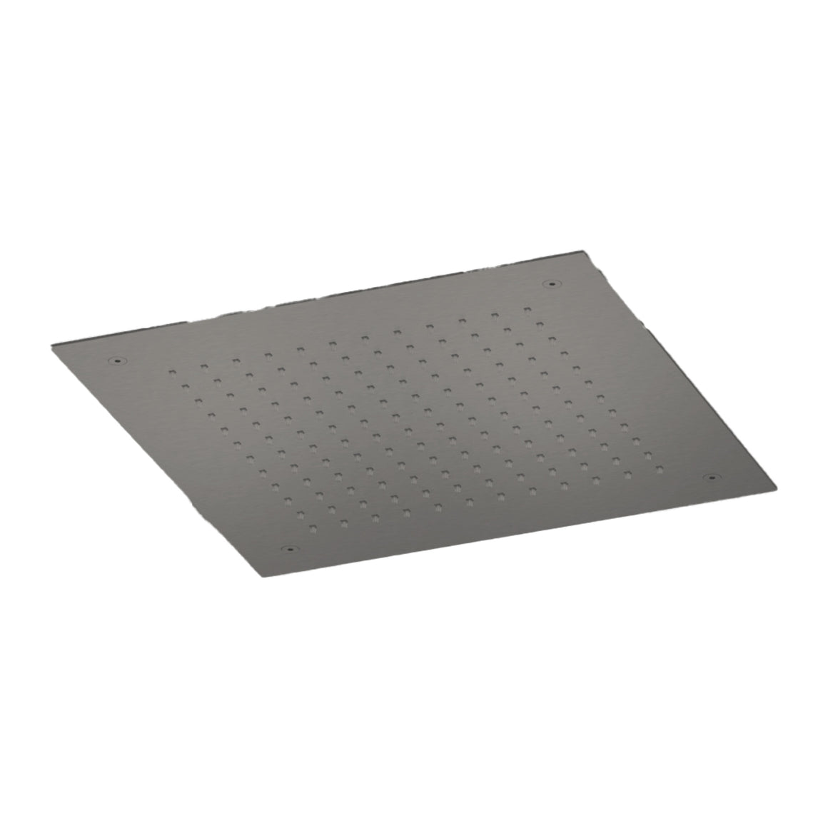 Hotbath Archie AR110 inbouw hoofddouche vierkant 38 cm RVS 316 Geborsteld gunmetal PVD productfoto (kleurimpressie)