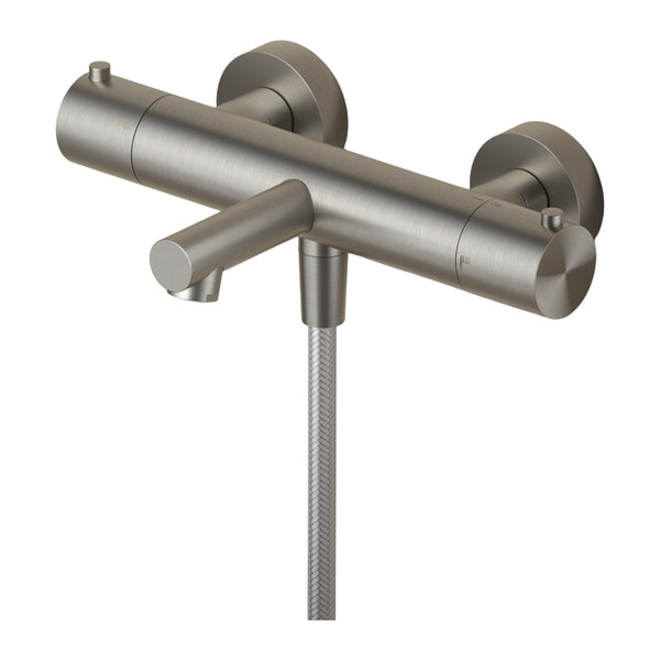 Hotbath Archie AR122 thermostatische badmengkraan met uitloop RVS 316