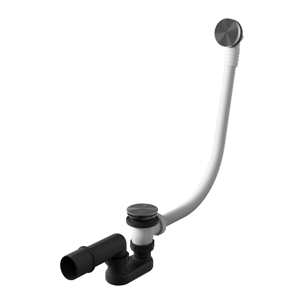 Hotbath Archie AR132 badoverloop verlengd RVS 316 Geborsteld gunmetal PVD productfoto