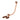 Hotbath Archie AR132 badoverloop verlengd RVS 316 Geborsteld koper PVD productfoto (kleurimpressie)