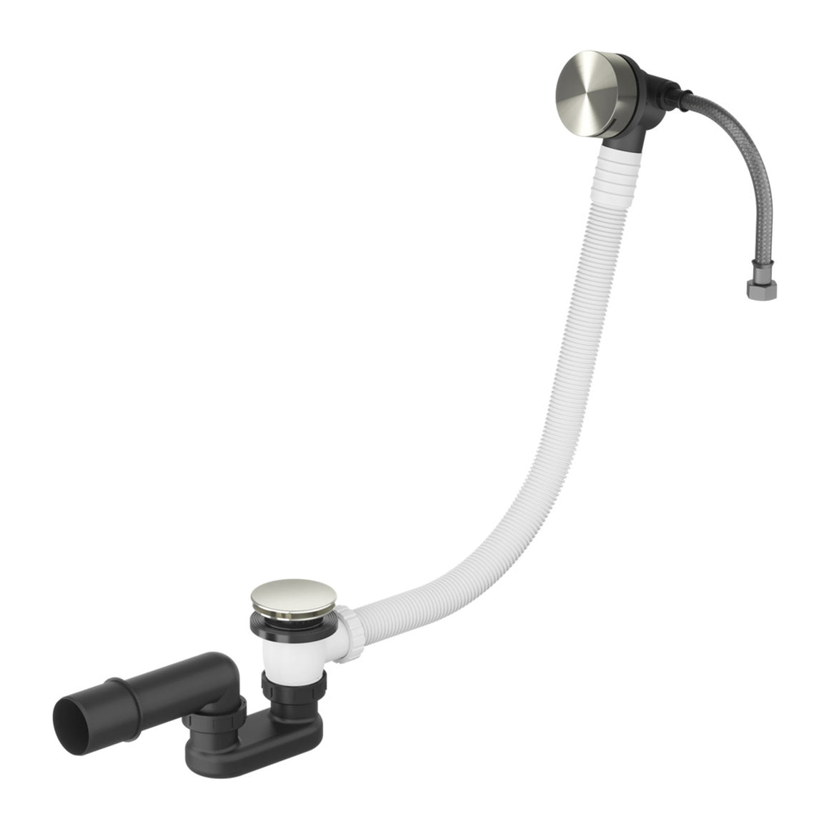 Hotbath Archie AR133 badoverloop-vulcombinatie RVS 316 Geborsteld RVS productfoto