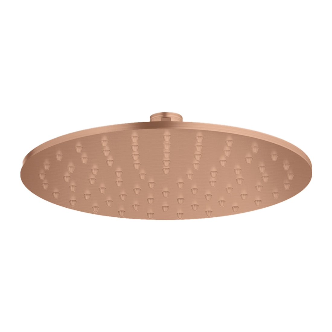 Hotbath Archie AR198 hoofddouche rond 20 cm extra dun RVS 316 Geborsteld koper PVD productfoto (kleurimpressie)