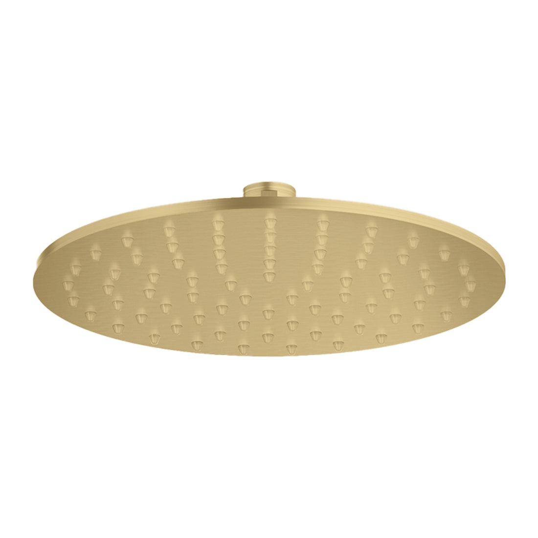 Hotbath Archie AR198 hoofddouche rond 20 cm extra dun RVS 316 Geborsteld messing PVD productfoto (kleurimpressie)