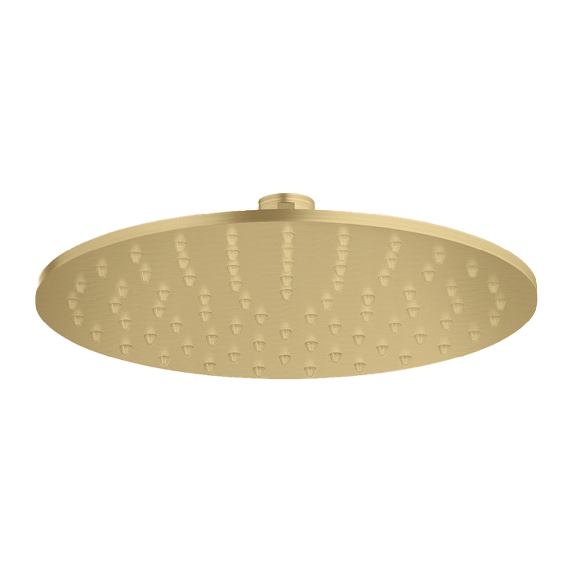 Hotbath Archie AR198 hoofddouche rond 20 cm extra dun RVS 316 Geborsteld messing PVD productfoto (kleurimpressie)