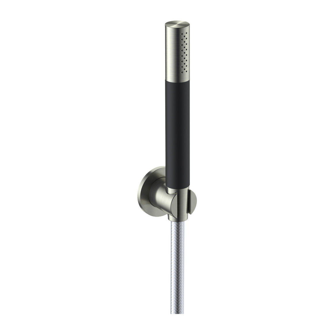 Hotbath Archie AR433 handdoucheset met wandhouder en doucheslang RVS 316 Geborsteld RVS productfoto