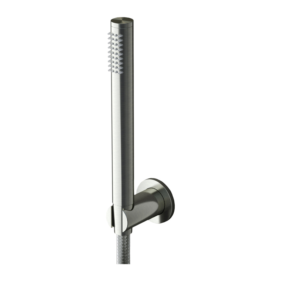 Hotbath Archie AR443 handdoucheset met wandhouder en doucheslang RVS 316 Geborsteld RVS productfoto