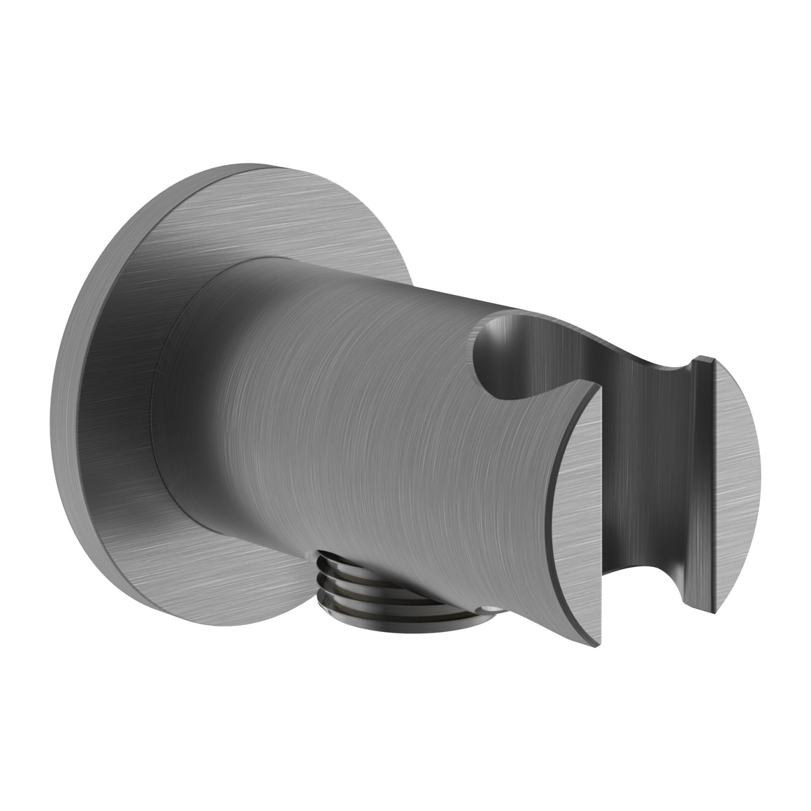 Hotbath Archie AR515 wandhouder met doucheaansluiting RVS 316 Geborsteld gunmetal PVD productfoto