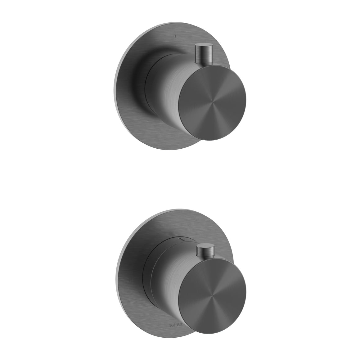 Hotbath Archie AR7009 inbouw thermostaat met 2-weg stop-omstel RVS 316 Geborsteld gunmetal PVD productfoto