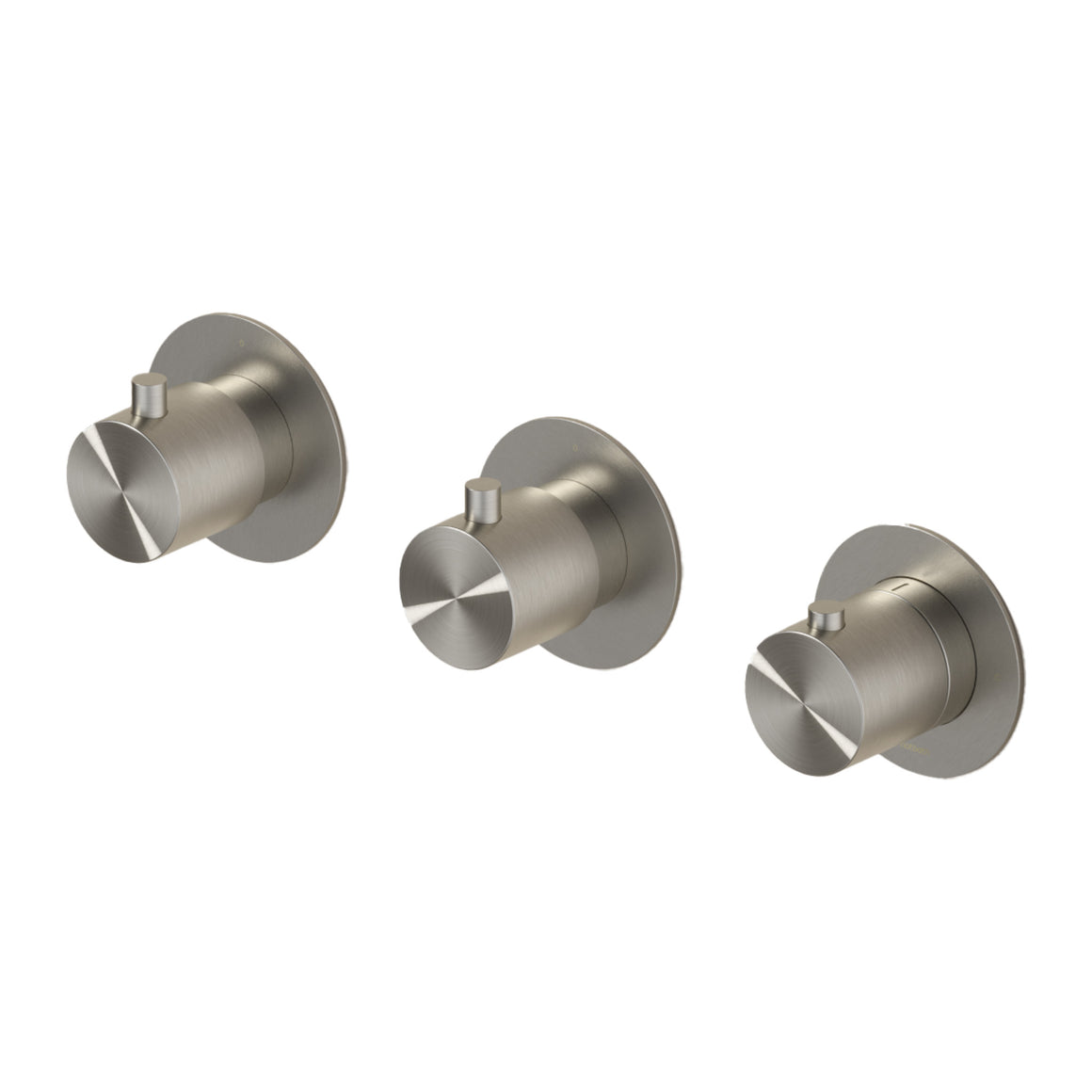 Hotbath Archie AR7067 inbouw douchethermostaat met 2 stopkranen RVS 316 Geborsteld RVS productfoto