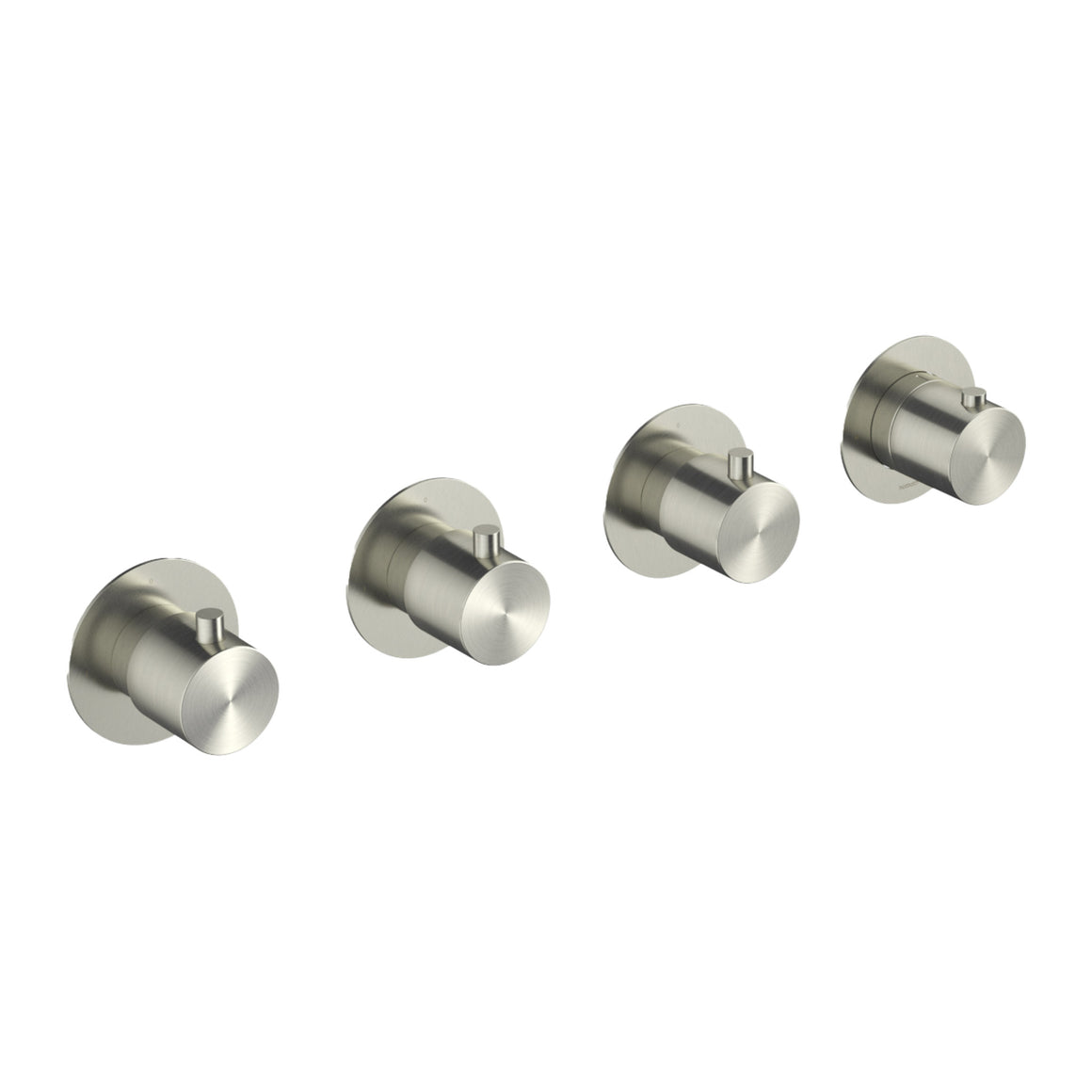 Hotbath Archie AR7070 inbouw douchethermostaat met 3 stopkranen RVS 316 Geborsteld RVS productfoto