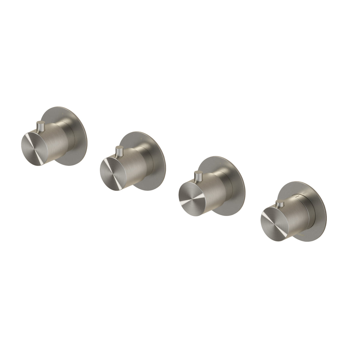 Hotbath Archie AR7070 inbouw douchethermostaat met 3 stopkranen RVS 316 Geborsteld RVS productfoto