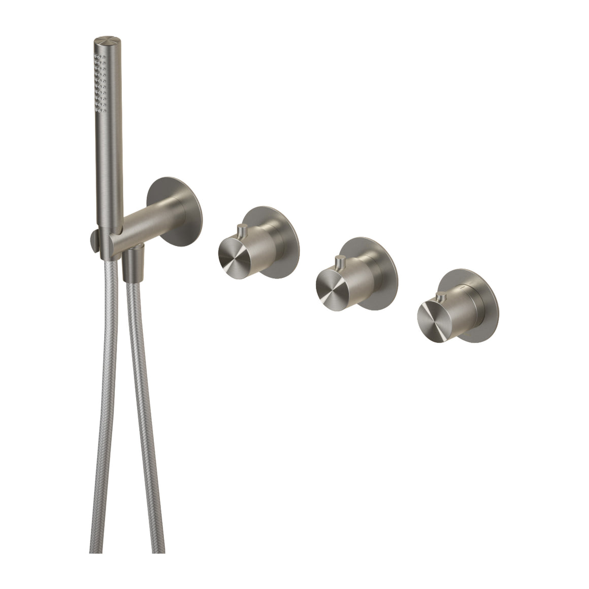 Hotbath Archie AR7071 inbouw bad/douchethermostaat met 2 stopkranen zonder uitloop RVS 316 Geborsteld RVS productfoto