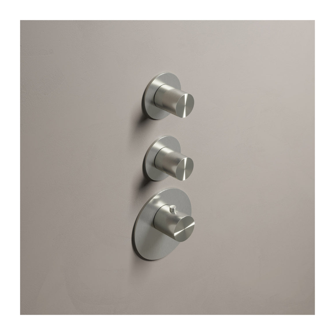 Hotbath Archie ARHF011-013 High Flow inbouw thermostaat RVS 316 Geborsteld RVS 2 stopkranen productfoto