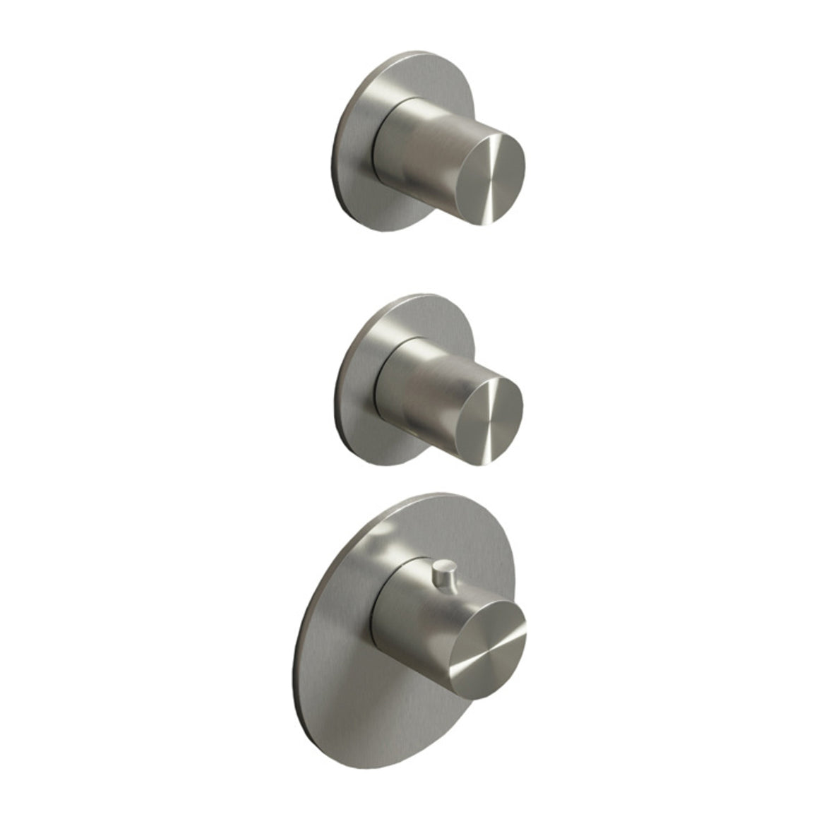 Hotbath Archie ARHF011-013 High Flow inbouw thermostaat RVS 316 Geborsteld RVS 2 stopkranen productfoto