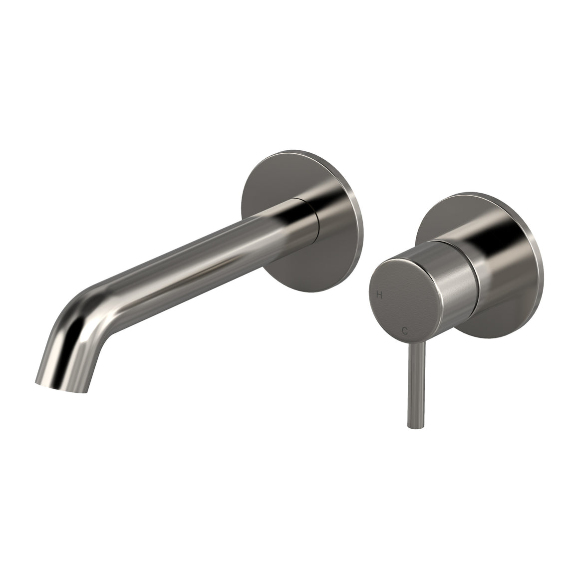 Hotbath Buddy B105 inbouw wastafelmengkraan Geborsteld nikkel 18 cm productfoto
