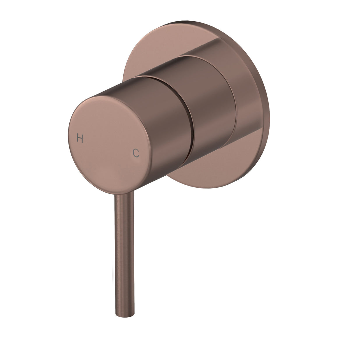 Hotbath Buddy B131 inbouw douchemengkraan Geborsteld koper PVD productfoto