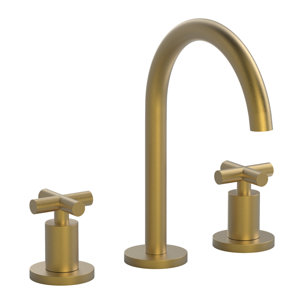Hotbath Chap C133 3-gats wastafelmengkraan Geborsteld messing PVD productfoto