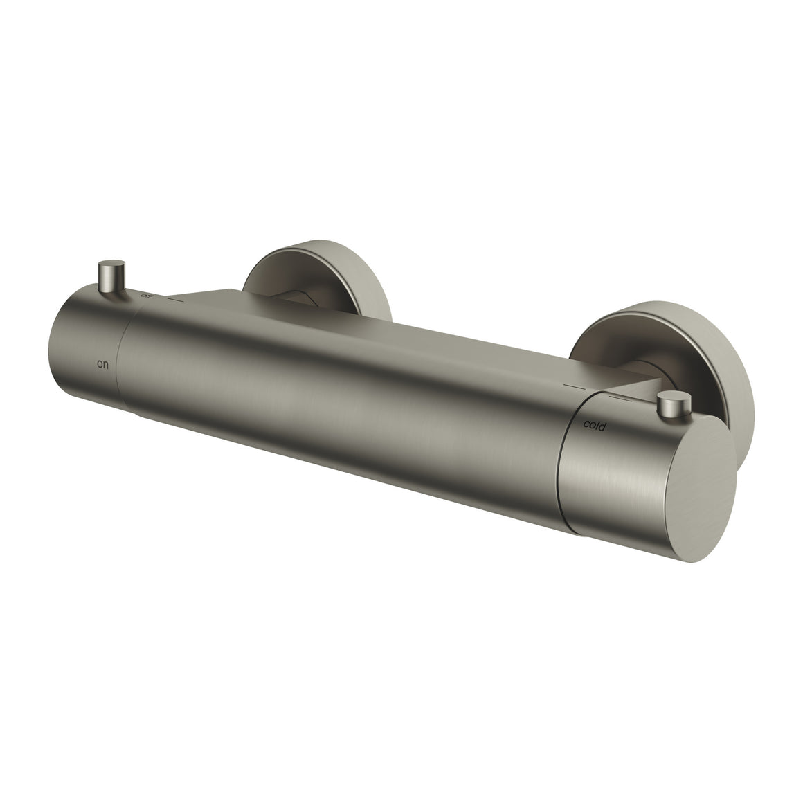 Hotbath Cobber B008 thermostatische douchemengkraan opbouw Geborsteld nikkel productfoto