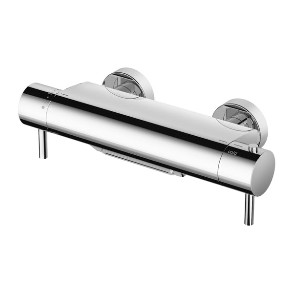 Hotbath Cobber B021 thermostatische badmengkraan met cascade uitloop